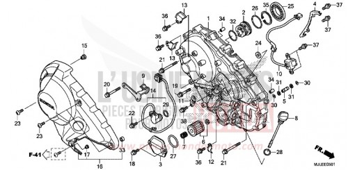 RIGHT CRANKCASE COVER (NC700SD/750SD) NC750SDE de 2014